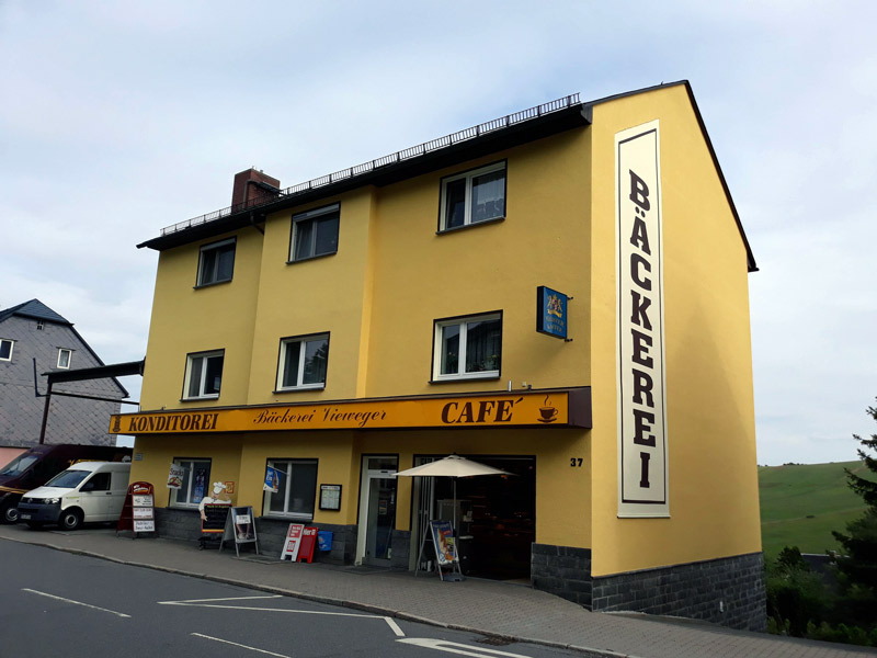 Bäckerei Vieweger Grünhainichen - Aussenansicht