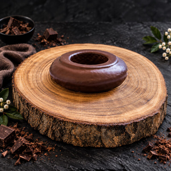Baumkuchen mit dunkler Kuvertüre - 1 Ring
