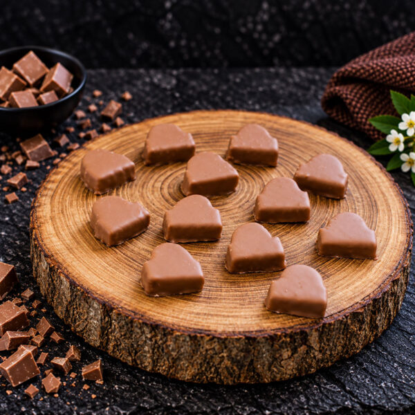 Baumkuchenecken mit Vollmilch Kuvertüre
