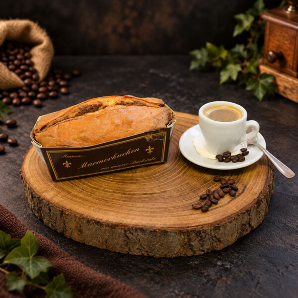 Marmorkuchen ohne Überzug