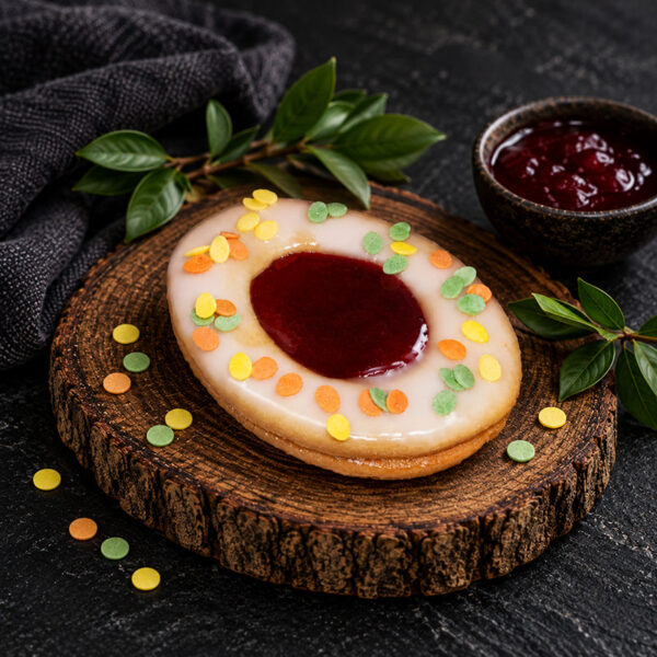 Mürbeteigei mit Marmelade