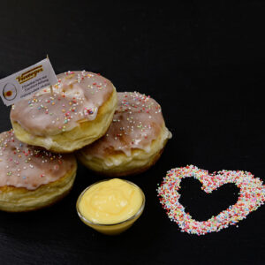 Pfannkuchen - Krapfen mit Eierlikörfüllung