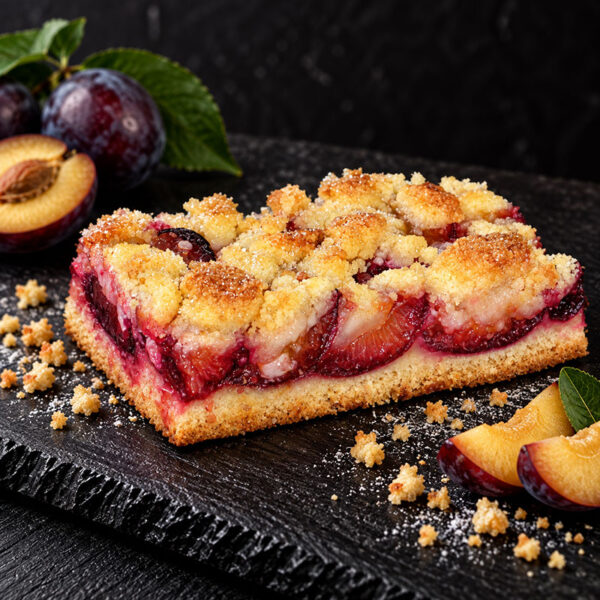 Pflaumenkuchen mit Streusel