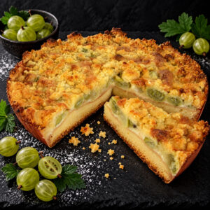 Stachelbeerkuchen mit Giese - Wochen-End-Kuchen